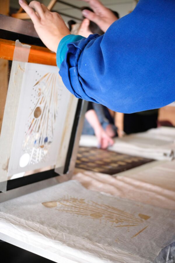 Formation fabrication pigments application impression textile sérigraphie