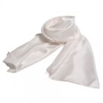 005 Foulard en soie tissé en serge