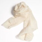 055 Foulard Coton bio et soie tissés à motif rayures (7)