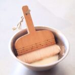 Pinceau plat en laine de mouton