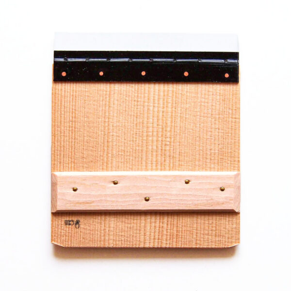 Spatule en bois avec caoutchouc 7 cm Spatule en bois avec caoutchouc 7 cm