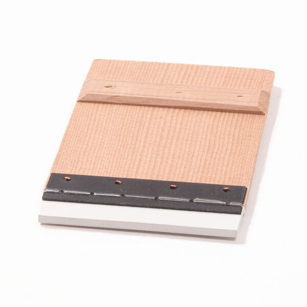 Spatule en bois avec caoutchouc 7 cm Spatule en bois avec caoutchouc 7 cm