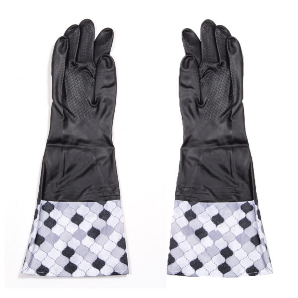 Gants longs en caoutchouc