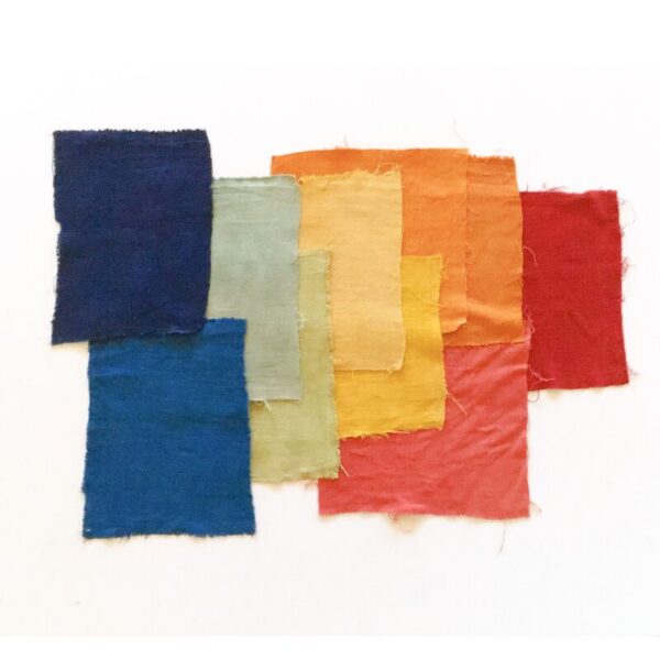 Coton / chanvre tissé en France - coupon 1.7 x 1m Tissu coton tissé chevron en France - Au mètre