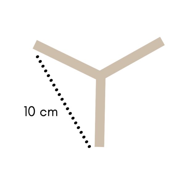 2 étoiles en bois pour Itajime Shibori 2 étoiles en bois pour Itajime Shibori