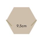 2 hexagone en bois pour Itajime Shibori