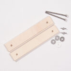 2 rectangles en bois pour Itajime Shibori