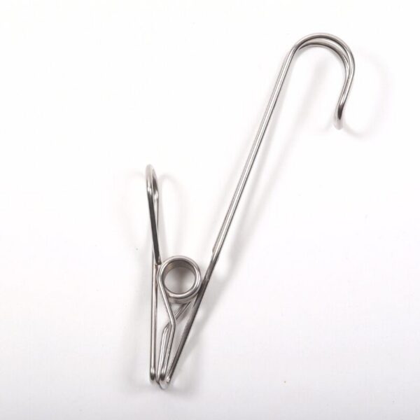 Pince à linge et crochet en inox 4PCS Pince à linge & crochet en inox 5PCS
