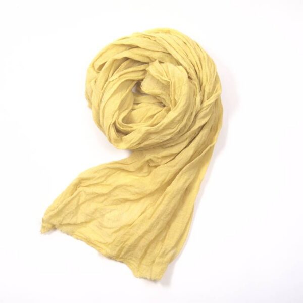 Foulard laine en teinture naturelle Foulard laine en teinture naturelle