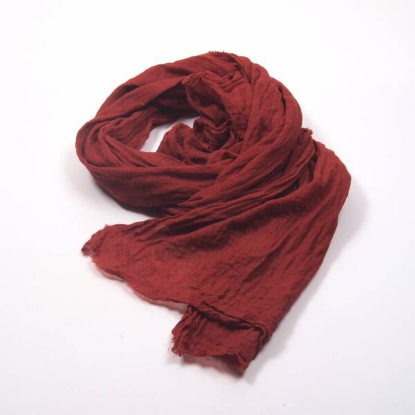 Foulard laine en teinture naturelle Foulard laine en teinture naturelle