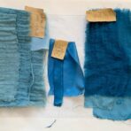 Echantillons de Carmin d'indigo ou indigo sulfoné