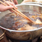 Grandes baguettes en bamboo