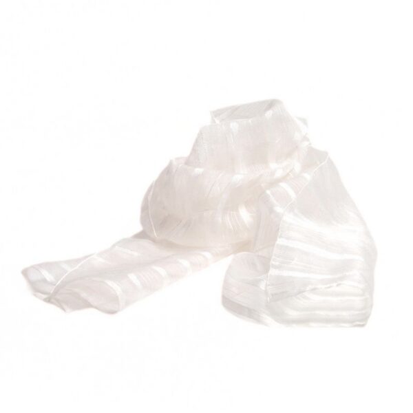 200 Foulard en soie à rayures