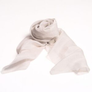 057 Foulard soie et lin