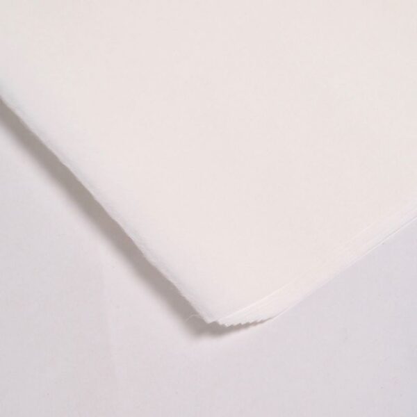 Papier Washi artisanal en Kozo Blanc (Feuille) awagami kozo fin