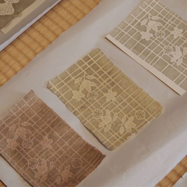 Papier Washi artisanal en Kozo (Feuille) pour Katazome papier kozo pour katazome