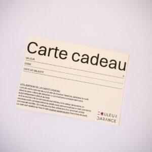 Carte cadeau