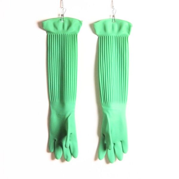 Gants longs en caoutchouc naturel Gants longs en caoutchouc M et L